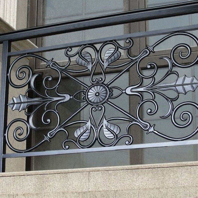 High Quality Aluminum Alloy Metal Deck Stairs Handrail Outdoor Vertical Balustrade Balcony Railing for Villa & Staircase