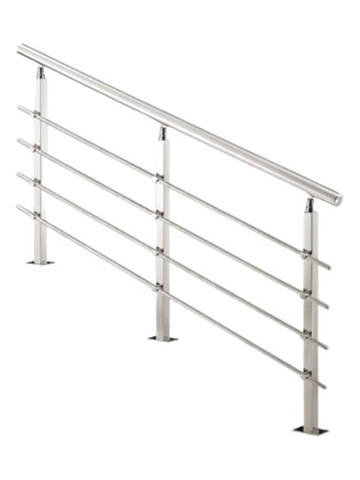 Custom Balustrades Handrails Stairs Stainless Steel Round Railing System Made in China