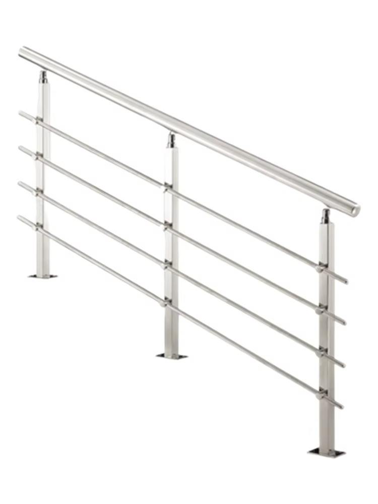 Custom Balustrades Handrails Stairs Stainless Steel Round Railing System Made in China
