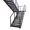 Factory Supply Steel Stairs Step Treads Outdoor High Quality Galvanized Fire Escape Steel Stair