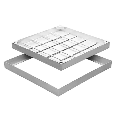 Invisible 304 Stainless Steel Anti-Corrosion Water Resistant Manhole Cover for Drainage System