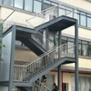 Galvanized Steel Ladder Heavy Duty Steel Ladder Steps Steel Grating Staircase