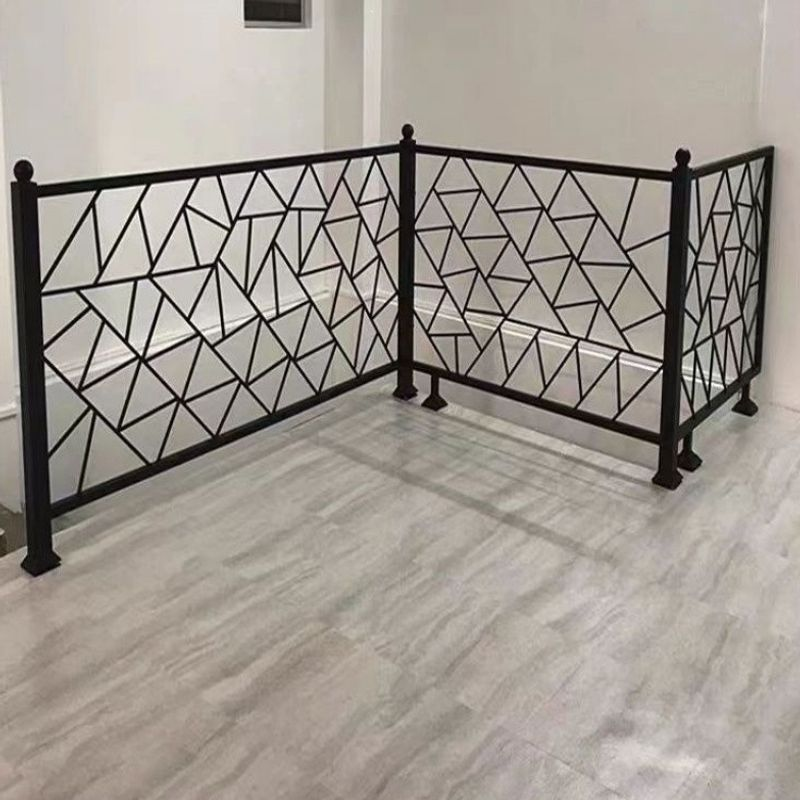 Modern Solid Wood Stainless Steel Staircase Handrail Engineered Guardrail for Balcony Hotel Villa Self-Built Houses