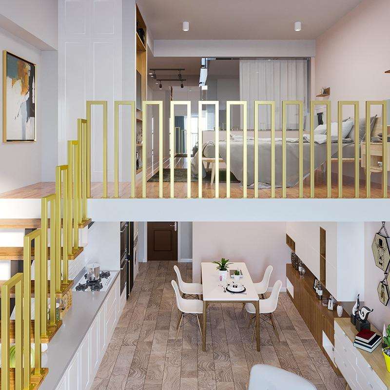 Factory Direct Supply Modern Minimalist Tube Outdoor Stair Railing Adjustable Angle Black Handrail Handrail