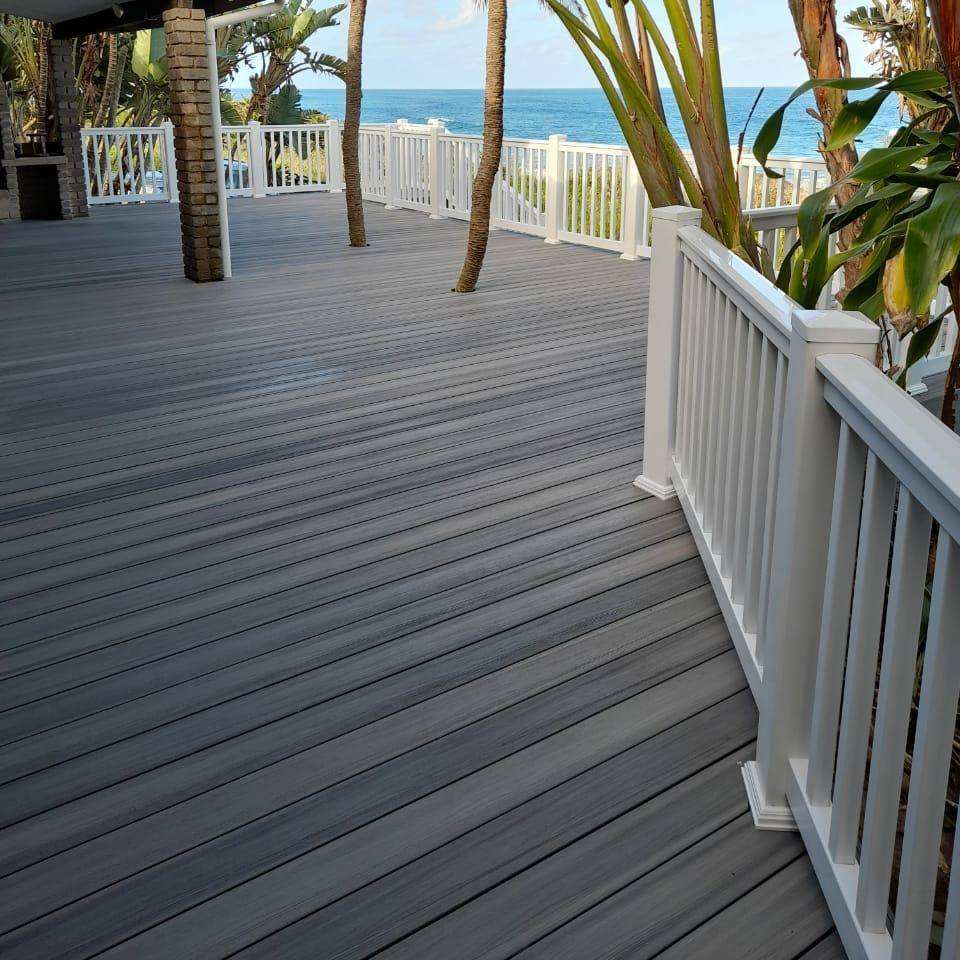 White PVC Handrail Fence Durable Plastic Vinyl Railing for Outdoor Garden, Deck, Stairs, and Balcony Decoration - ID 1601791483341