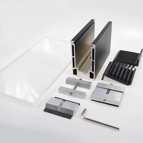 Modern Stainless Steel Glass Spigot Clamp Frameless Pool Fence Balcony Stair Villa Hotel Glass Railing for Apartment