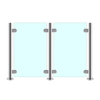 Stainless Steel Staircase Handrail Post Porch Railings Stainless Steel Glass Railing Outdoor Banister Column - ID 1601833864762