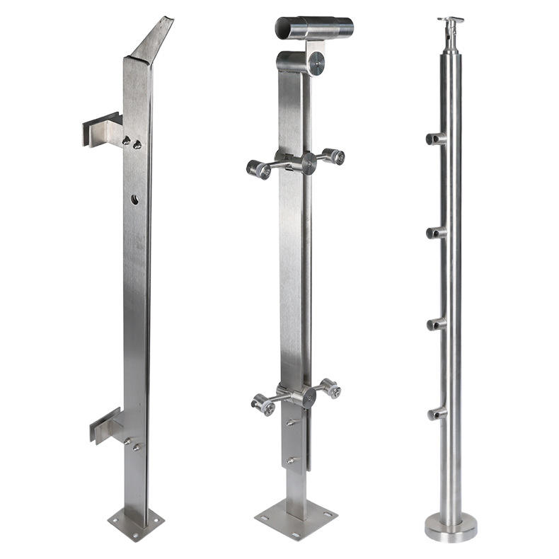 Outdoor Balcony Railing Glass Balustrade Fittings Prices Handrail