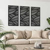 Modern Abstract Still Life Metal Wall Art Laser Cut Framed Panel for Home/Restaurant Decoration Elegant Metal Arts