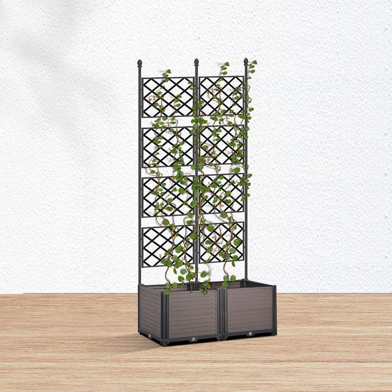 Metal Outdoor Privacy Screens Fencing Freestanding Patio Privacy Screen With Stand Fence Panels for Outside - ID 1601799693066