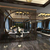 Manufacturer Customizes New Chinese Style Stainless Steel Screen for Hotel Entrance Partition Metal Screen