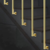Modern Luxury Stainless Steel Stair Railings with Balusters and Handrail-Easy Installation