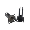 Factory Price Matte Black Stainless Steel Glass Spigot Glass Railing Fitting Pool Fence Glass Spigot