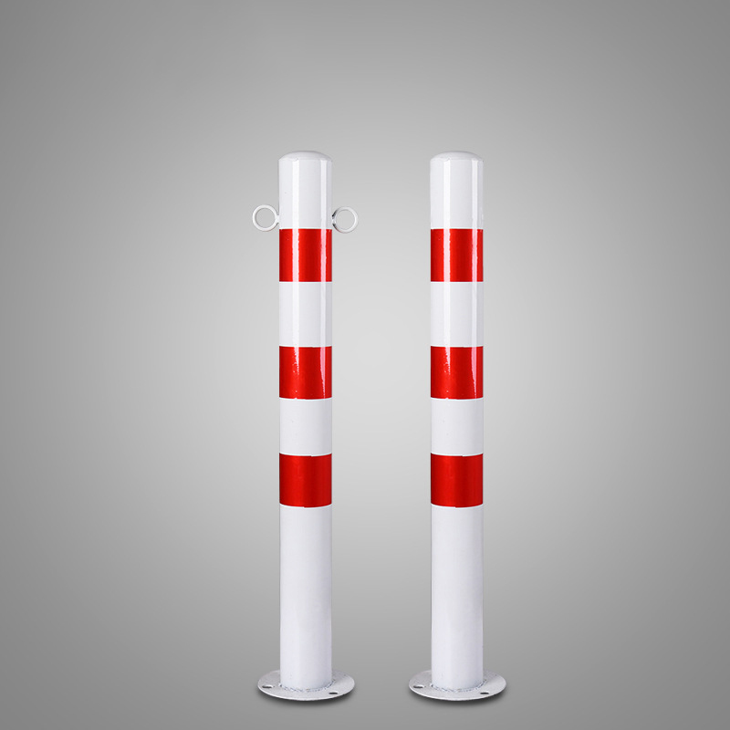 Heavy-Duty Steel Parking Barrier Gate Stainless Steel Pipe Fixed Bollard Suitable for Roadside Supermarket Parking Lots Highways