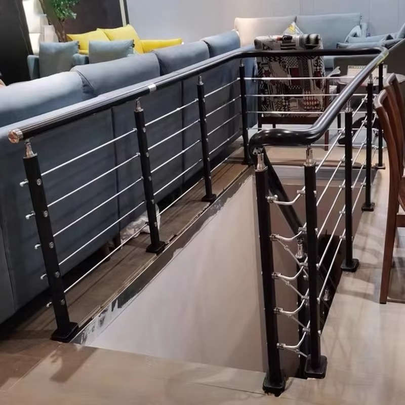 Modern High Quality Stainless Steel Cable Railing for Balcony Apartments Villas Pedestrian Stair Balustrade Wire Railing
