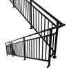 Stair Handrail Solid Wood Nordic Wrought Iron Beech Wood Balcony Guardrail Attic Railing DIY Staircase - ID 1601923324862