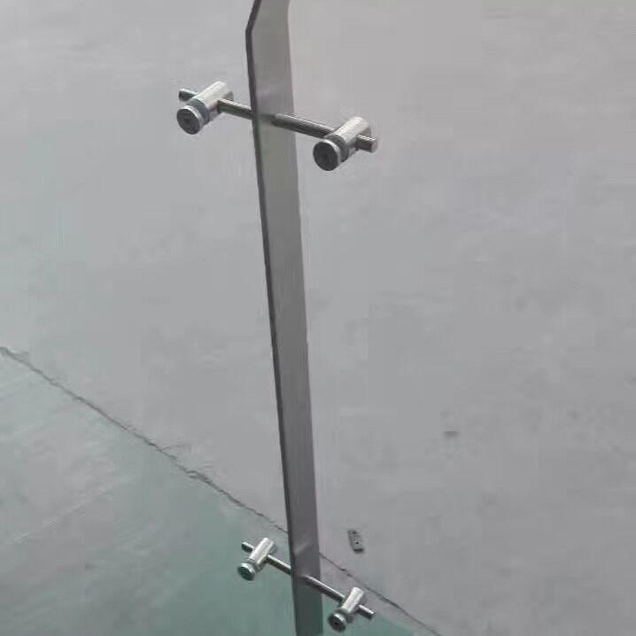 Quickly Customization Stainless Glass Column Post Balustrade Outdoor Glass Railing - ID 1601833957250