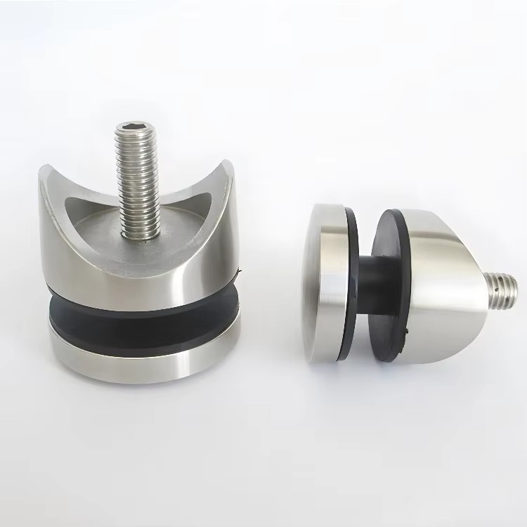 Modern Aluminum Alloy Stainless Steel Glass Standoff for Exterior Balcony and Staircase Railing