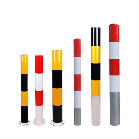 Traffic Barrier Pole Construction Stanchion Safety Bollards Road Warning Post Isolation