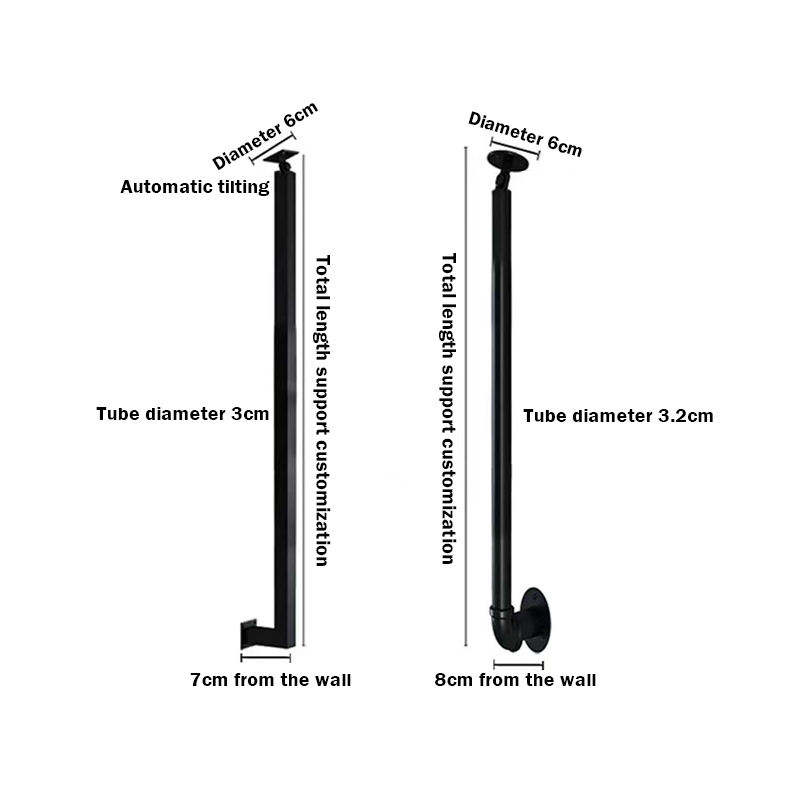 Factory Direct Supply Pvc Aluminum Balcony Railing Modern Steel Railing for Outdoor Balcony