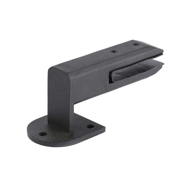 Balcony Railing Side Mount Glass Spigot Black Stainless Steel Adjust Glass Spigot