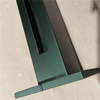 Frameless Look Stainless Steel Glass Clamp Post - Minimalist Glass Support Columns 12mm Tempered Glass Railing