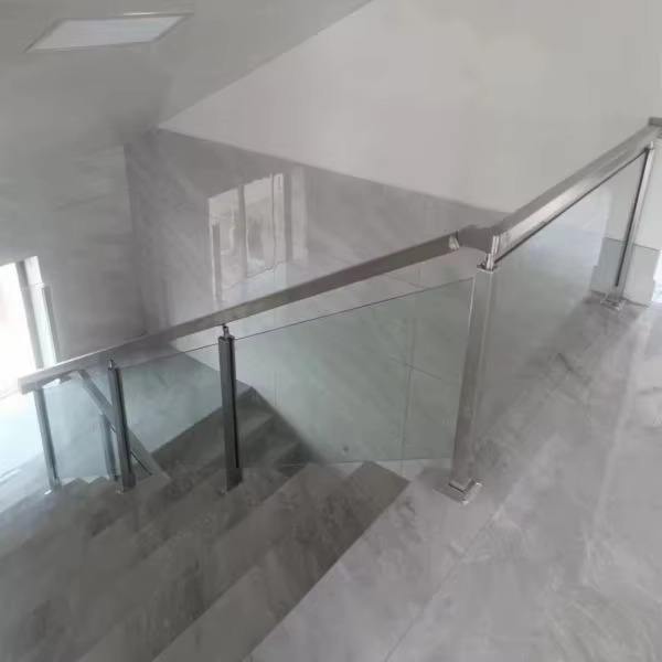 Stainless Steel Glass Railing System with Slot Post Clamp Outdoor Handrail for Pool Deck Fencing Corridor Stairs Home Use - ID 1601866817434