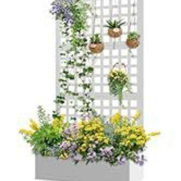 Metal Outdoor Privacy Screens Fencing Freestanding Patio Privacy Screen With Stand Fence Panels for Outside - ID 1601799693066
