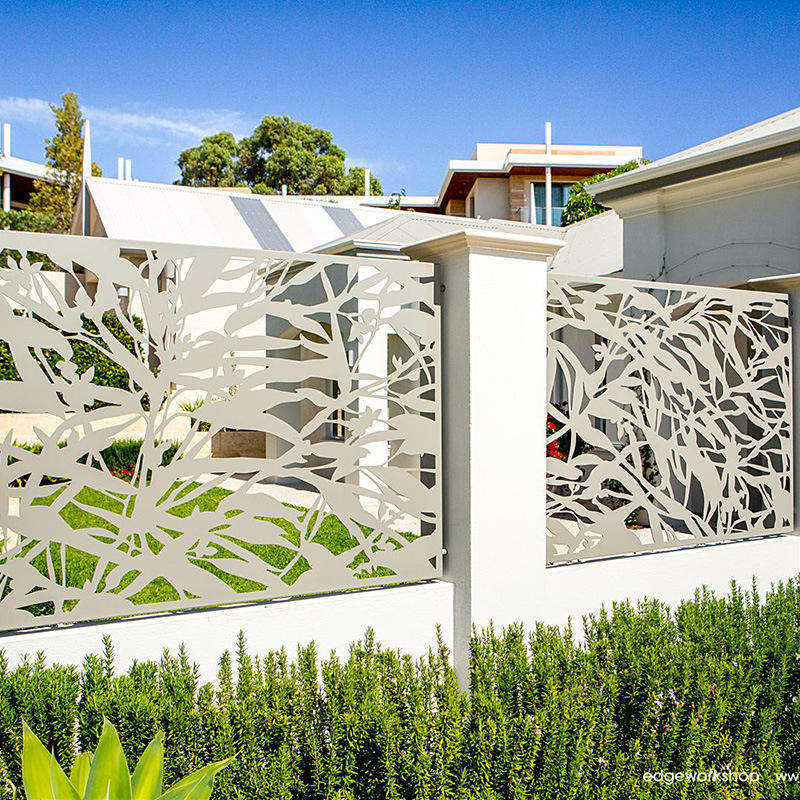 Aluminium Art Panels Laser Cut Decorative Perforated Sheet Metal Panels Decorations Walls Systems Exterior Wall Cladding