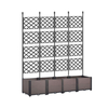 Metal Outdoor Privacy Screens Fencing Freestanding Patio Privacy Screen With Stand Fence Panels for Outside - ID 1601799618568