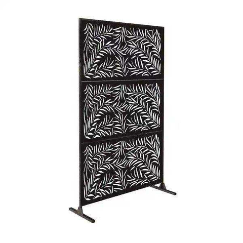 Customize Decorative Outdoor Privacy Screens and Panels Divider with Stand Laser Cut Metal Privacy Screen