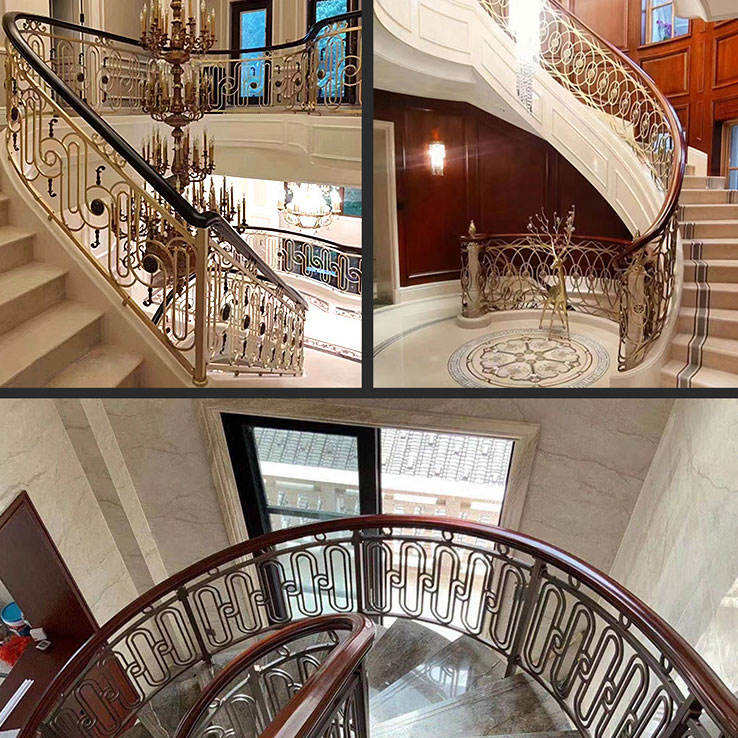 Hot Sale Small Space Attic Spiral Staircase Outdoor Indoor Residential House Stairs