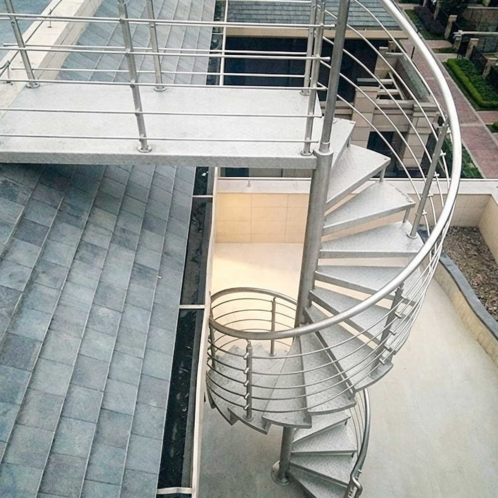 Chinese Manufacturers Produce Modern Indoor Stainless Steel Spiral Staircases and Outdoor Spiral Staircases - ID 1601824902613