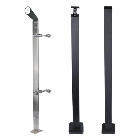 Factory Price Stainless Post Frameless Handrail Balcony Terrace Balustrade Fence Guardrail Fiber Glass Railing