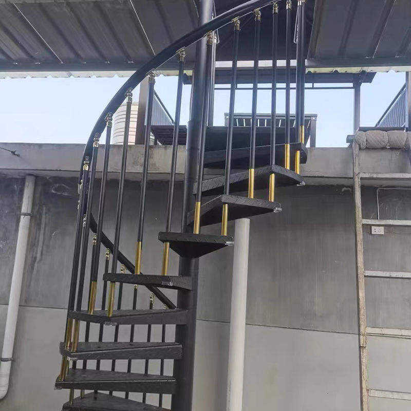 Chinese Manufacturers Produce Modern Indoor Stainless Steel Spiral Staircases and Outdoor Spiral Staircases - ID 1601790781619
