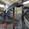 Modern and Beautiful Indoor/Outdoor Spiral Stairs Assembled Metal Iron for Apartments and Staircases Recommended Use - ID 1601799891892