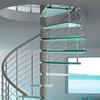 Staircase Railing Spiral Staircase Commercial Exterior Steel Steps Metal Railing Staircase Design - ID 1601825059042