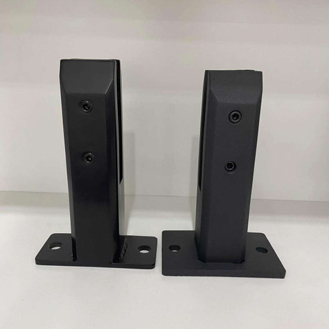 Factory Hot Selling 304 Stainless Steel Matte Black Swimming Pool Fence Railing Angle Glass Spigots - ID 1601791475652