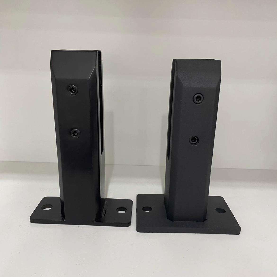 Factory Hot Selling 304 Stainless Steel Matte Black Swimming Pool Fence Railing Angle Glass Spigots - ID 1601791475652