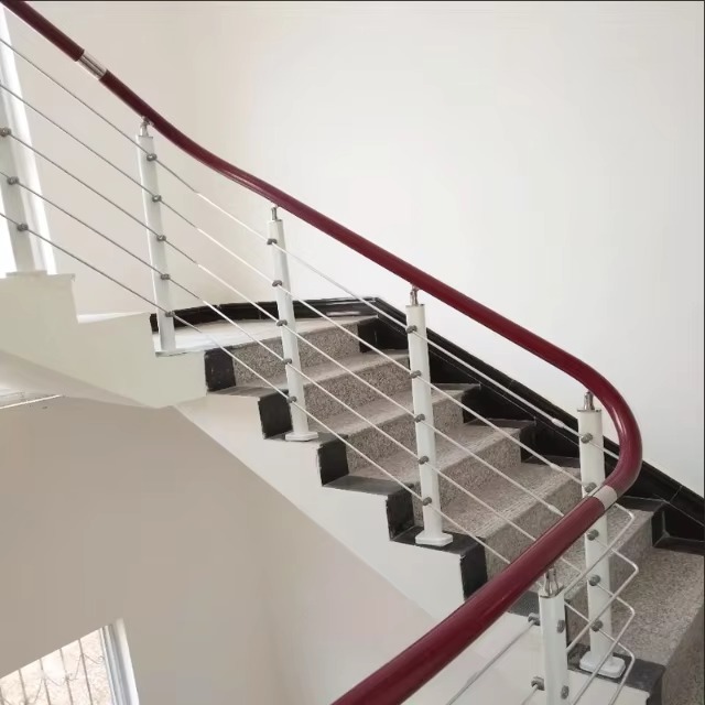 Modern High Quality Stainless Steel Cable Railing for Balcony Apartments Villas Pedestrian Stair Balustrade Wire Railing