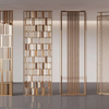 Hot Sale Modern Stainless Steel Metal Decorative Indoor Divider Screen Room Partitions Panel for Bank Hall