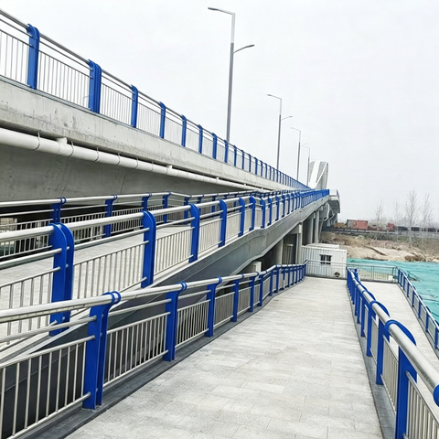 Customizable Modern Aluminium Rust Resistant Outdoor Balcony Villa Road Pedestrian Guardrails