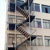 Exterior Wall Stairs Simple Steel Straight Ladder Safe Anti-slip Customized Stainless Steel Stairs