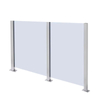 Stainless Steel Brushed Customized Security 6-20mm Glass Balustrade Railing Post Villa Indoor Staircase Easy DIY