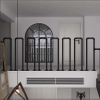 Factory Supply Stair Railing Flowers Balustrades Handrails Stair Railings Indoor Metal Stair Railing