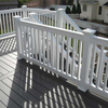 White PVC Handrail Fence Durable Plastic Vinyl Railing for Outdoor Garden, Deck, Stairs, and Balcony Decoration - ID 1601791483341