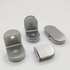 Selling Satin Stainless Steel Glass Fittings Semicircular Glass Fixed Clamp Glass Holder