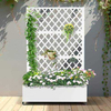 Custom Metal Planter Box with Privacy Screen Outdoor Decorative Garden Fence Panels