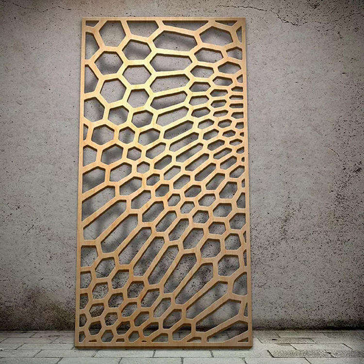 Building Facade Cladding Board Stainless Steel Carved Sheets Laser Cut Wall Panel Decoration Panel Modern Aluminum Alloy