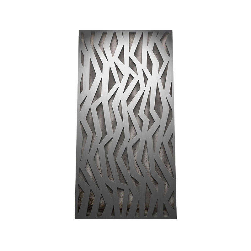 Precision Laser Cut Stainless Steel Screen for Privacy Fence and Garden Decor Applications